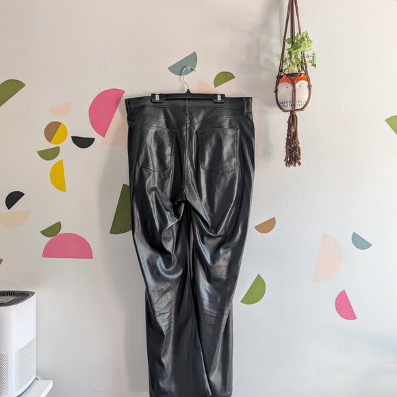 Vegan Leather Flares - Picture 3 of 4